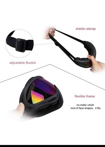 Vicloon Uniseks Kayak ve Spor Gözlüğü - Görsel 2