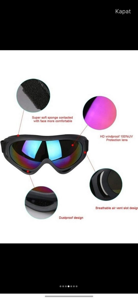 Vicloon Uniseks Kayak ve Spor Gözlüğü - Görsel 3