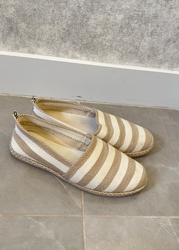 Bej Kadın Espadril Ayakkabı - Görsel 2