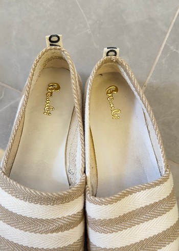 Bej Kadın Espadril Ayakkabı - Görsel 3