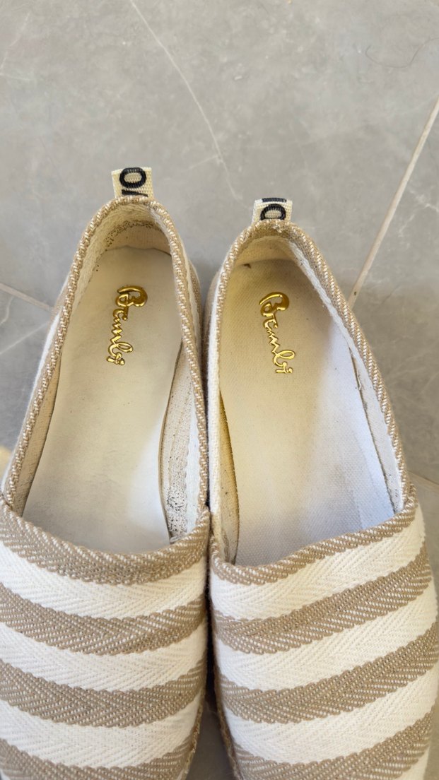 Bej Kadın Espadril Ayakkabı - Görsel 3