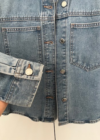 Lefties Denim Gömlek - Görsel 3