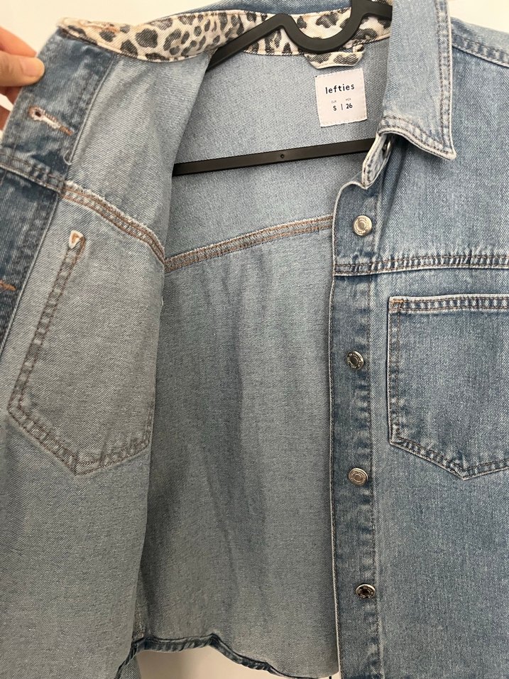 Lefties Denim Gömlek - Görsel 4