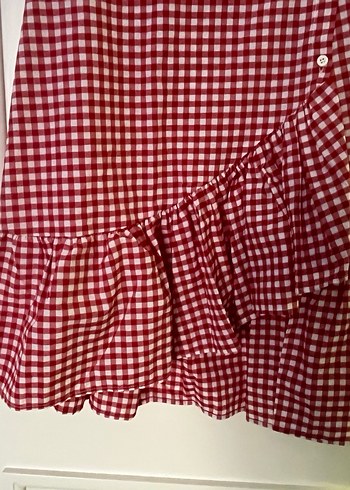 Pötikareli Midi Boy Etek - Görsel 6