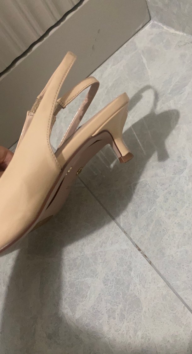 Bej Stiletto Topuklu Kadın Ayakkabı - Görsel 5