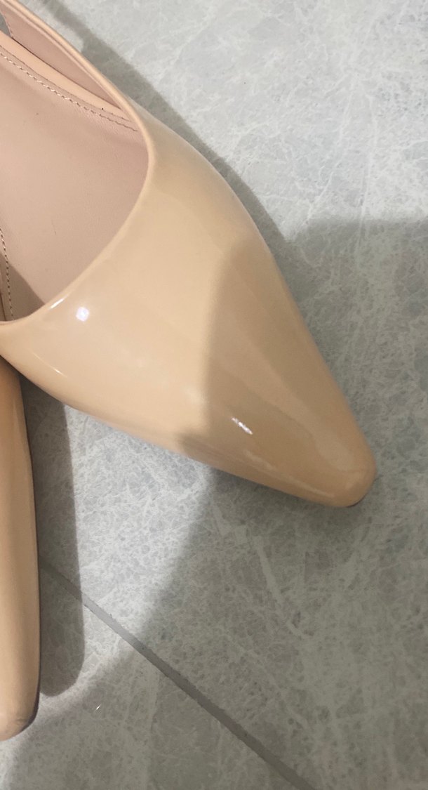 Bej Stiletto Topuklu Kadın Ayakkabı - Görsel 4