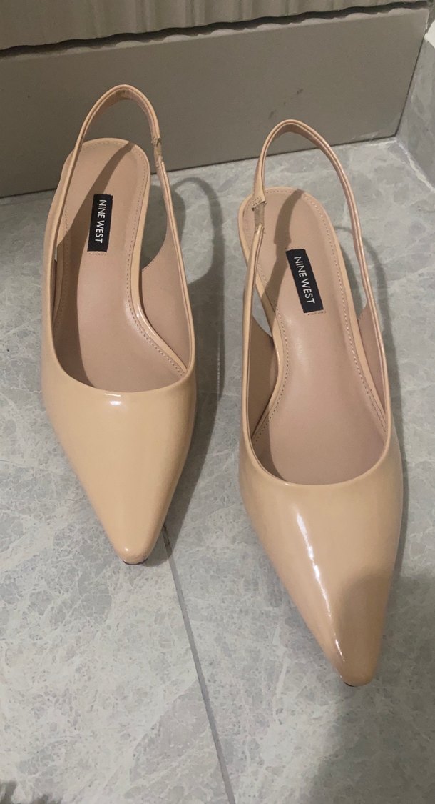 Bej Stiletto Topuklu Kadın Ayakkabı - Görsel 2