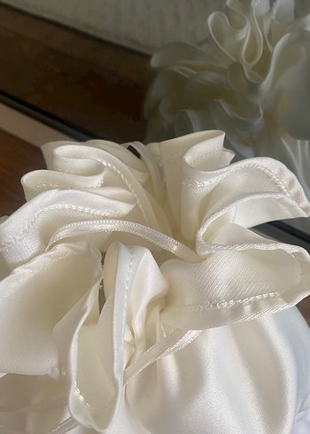 İnci Detaylı Beyaz Düğün Çantası - Görsel 3