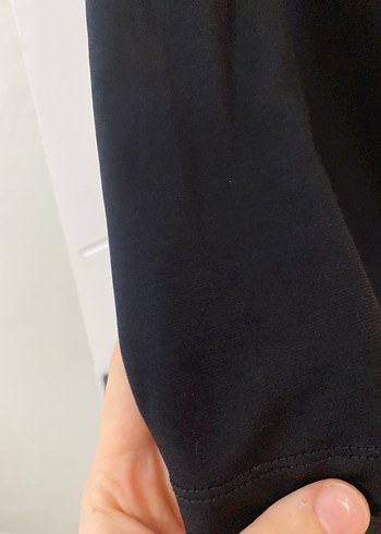 Kadın Siyah Uzun Kollu Uzun Elbise - Görsel 4