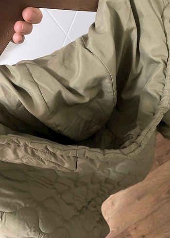 Bej Düğmeli Midi Kadın Ceket - Görsel 6