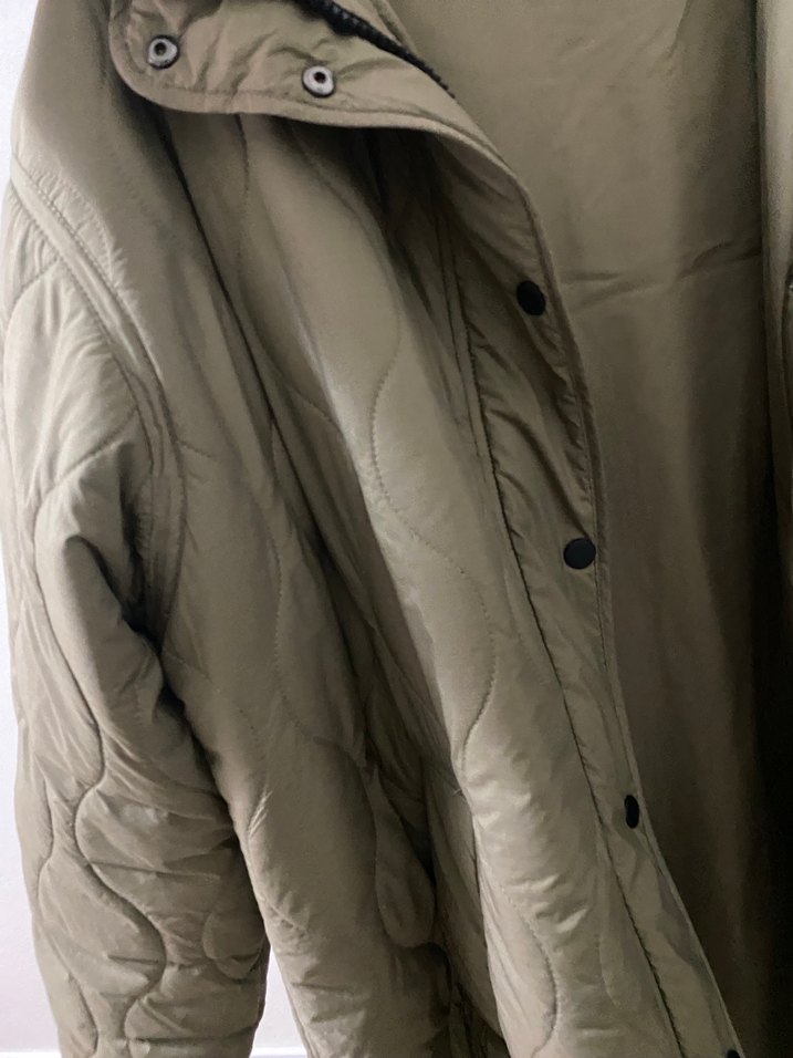 Bej Düğmeli Midi Kadın Ceket - Görsel 2