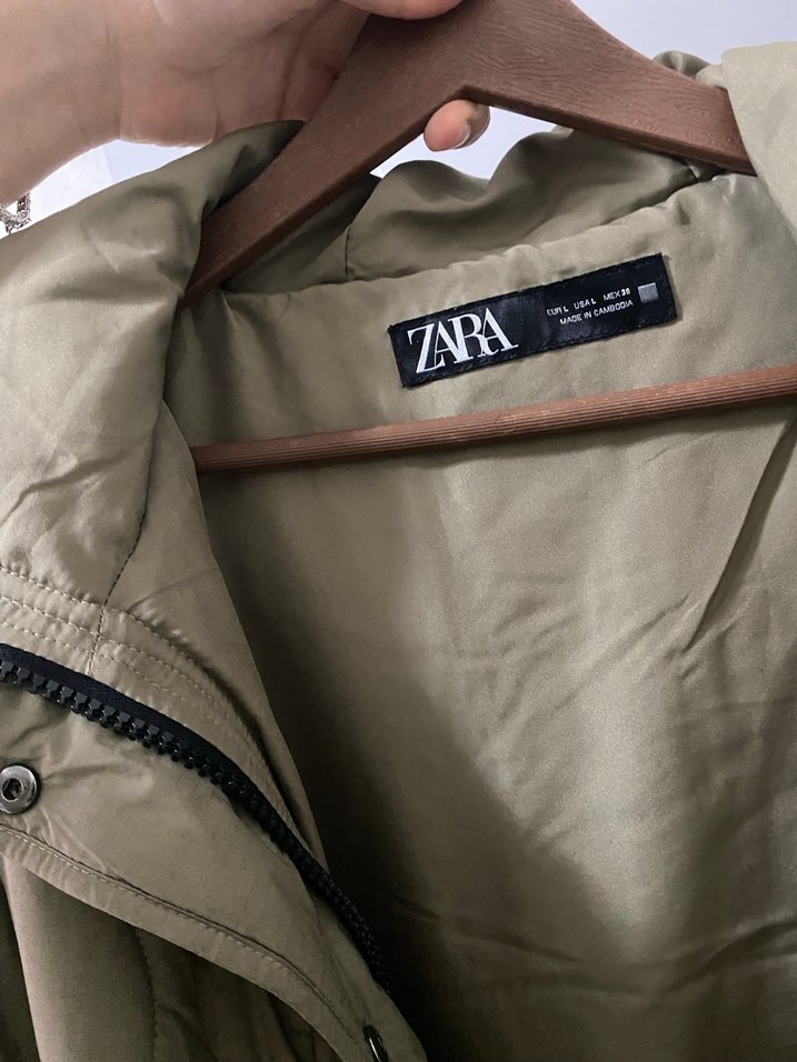 Bej Düğmeli Midi Kadın Ceket - Görsel 3