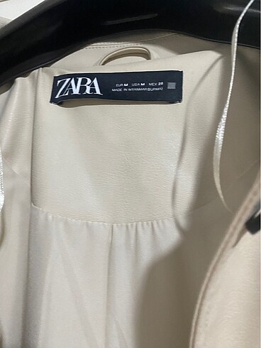 Zara Zara deri trench kot