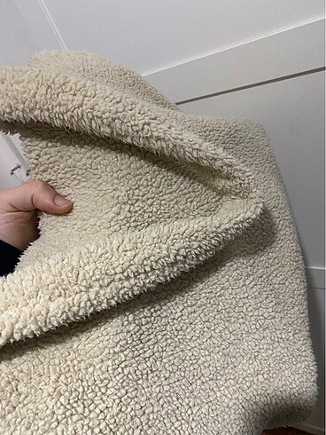 Beden camel Renk Peluş büyük çanta
