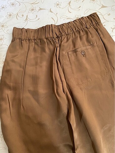 l Beden kahverengi Renk Zara saten pantolon