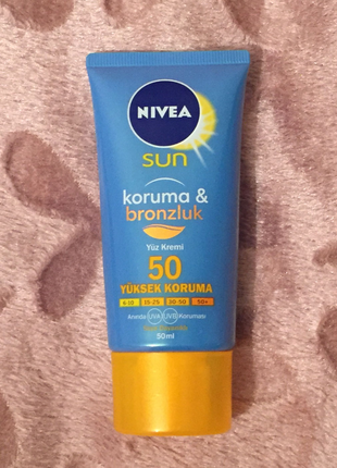 Nivea yüz güneş kremi