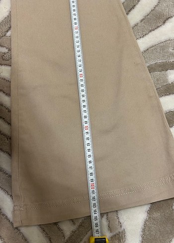 28 Beden Bej Kadın İspanyol Paça Pantolon