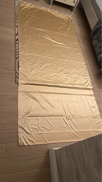 Beden altın Renk GOLD FON PERDE