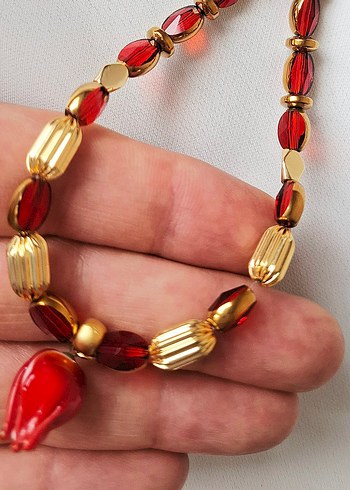 #çek kristal kolye#kalpli kolye#kolye