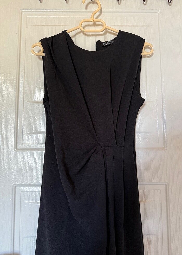 Uzun siyah elbise - Görsel 2