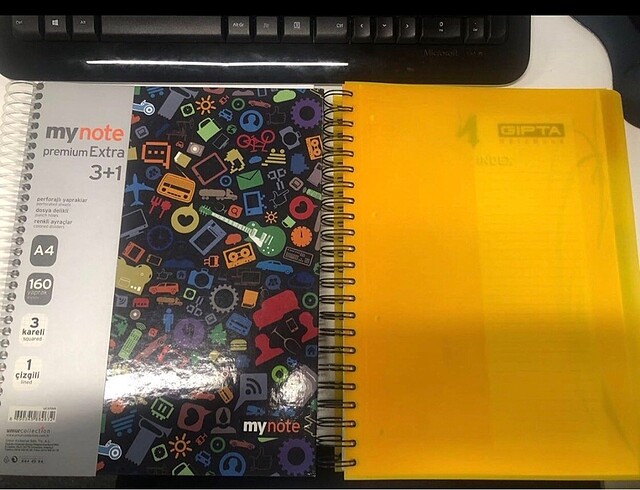 2 Adet Telli Defter