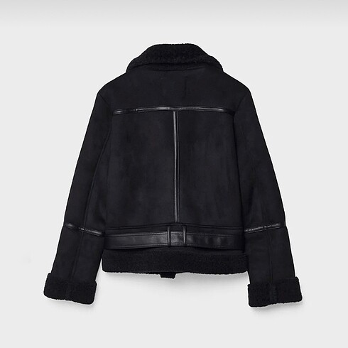 Stradivarius stradivarius içi suni biker ceket