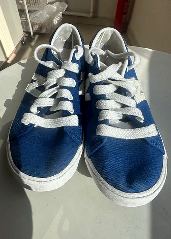 Mavi Kadın Spor Ayakkabı Velcro Detaylı