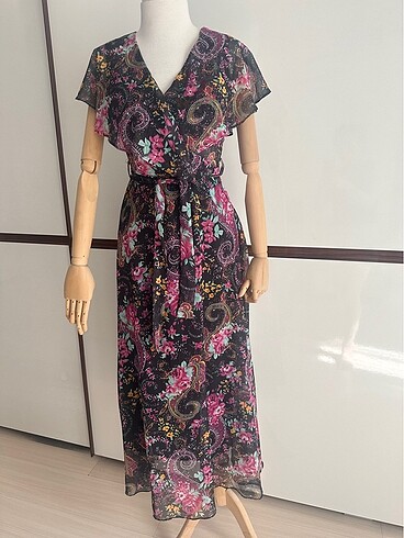 Batik şifon elbise