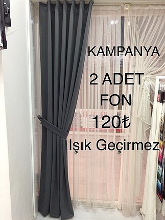 Fon Perde Kampanya 3 fon + 1 tül 280