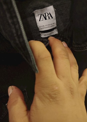 Siyah Denim Düğmeli Erkek Ceket - Görsel 4