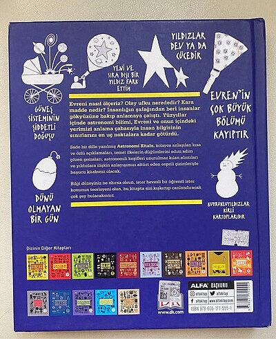 Astronomi Kitabı- büyük fikirleri kolayca anlayın- Alfa yayınlar