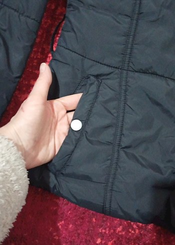 Siyah Fermuarlı Kadın Mont - Görsel 7