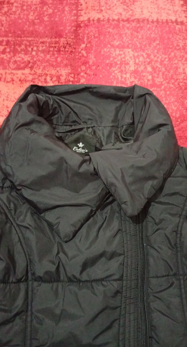 Siyah Fermuarlı Kadın Mont - Görsel 3