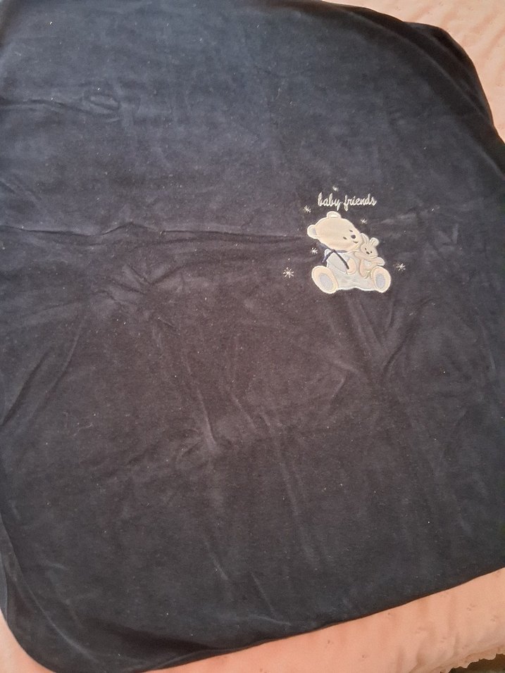 Mavi Baskılı Çocuk Battaniyesi - Görsel 3