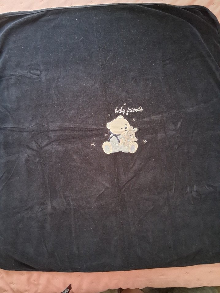 Mavi Baskılı Çocuk Battaniyesi - Görsel 4