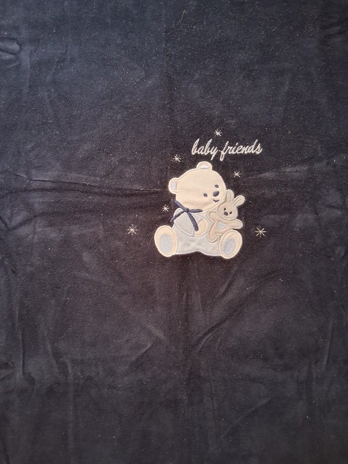 Mavi Baskılı Çocuk Battaniyesi - Görsel 5