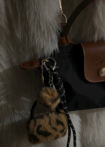 Leopar çanta charm - Görsel 2