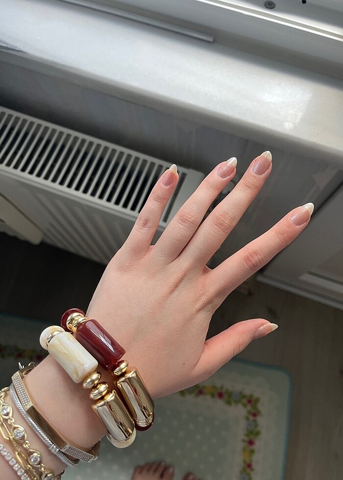 zara model reçine ikili bileklik kutulu - Görsel 2