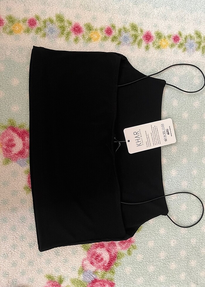 siyah askılı atlet etiketli khar nişantaşı - Görsel 3