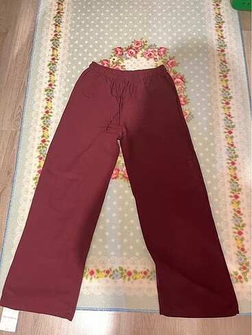 bordo keten pantolon
