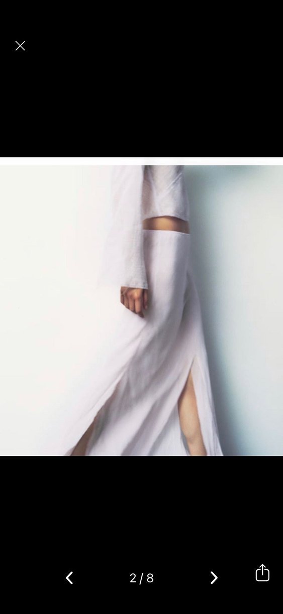 pembe uzun tül Salaş Etek zara - Görsel 5