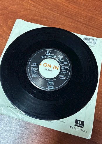 Queen - I Want It All Single 45lik Plak - Görsel 4