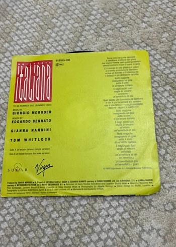 Un Estate Italiana 45lik - Görsel 2