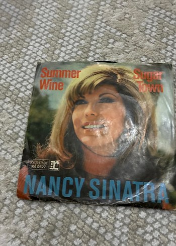 Nancy Sinatra - Summer Wine Single Plak - Görsel 2
