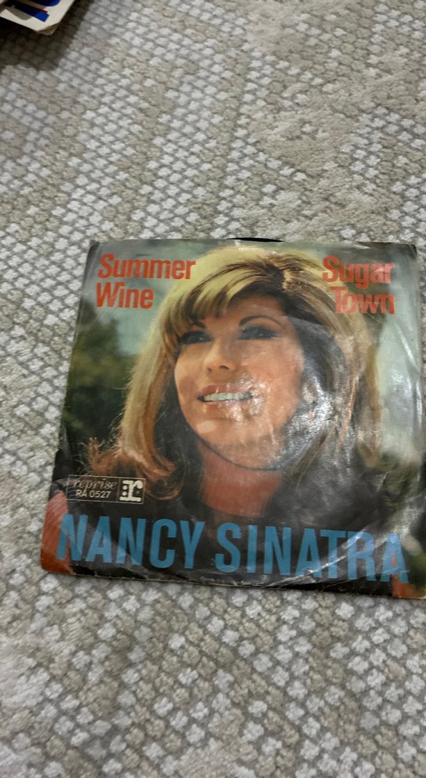 Nancy Sinatra - Summer Wine Single Plak - Görsel 2