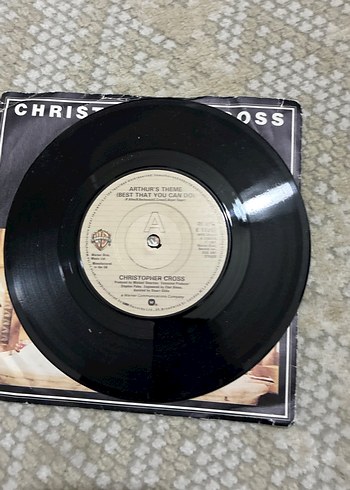 Christopher Cross - Arthur's Theme 45lik Plak - Görsel 3