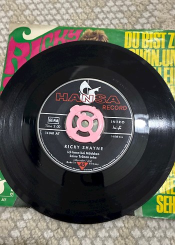 Ricky Shayne Plak - Du Bist Zu Schön - Görsel 3