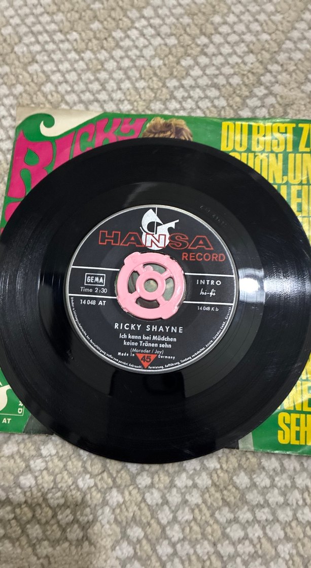 Ricky Shayne Plak - Du Bist Zu Schön - Görsel 3