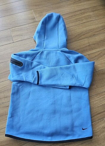 10 Yaş Beden mavi Renk Nike sportswear tech fleece hırka
