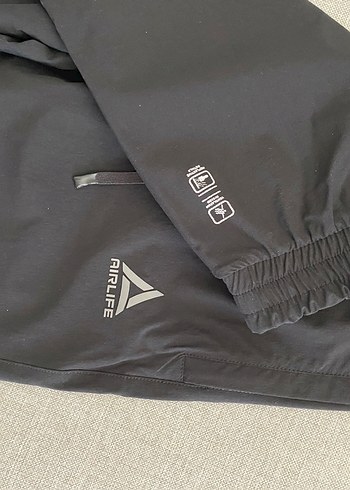 Siyah Erkek Spor Fermuarlı Rahat Eşofman - Görsel 2